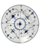 Antique Blue Fluted Plain Porcelain Plate German Crossed Sceptre Mark 9-... - $128.23 CAD