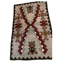 Handmade Antique Native American Navajo Rug 4.3&#39; x 6.3&#39; (131cm x 192cm),... - $4,232.24