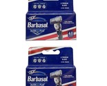 (2) Barbasol Ultra 6 Plus Men&#39;s Razor Blade Refill Cartridges 4 Refills ... - $46.99
