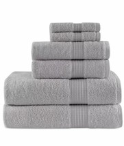 Madison Park Organic Grey Cotton 6-Pc. Towel Set MP73-5137 T4102075 - $59.39