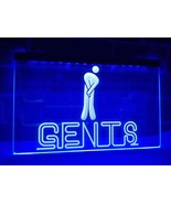 Gents Restroom Illuminated LED Neon Light Sign Decor Crafts - £20.77 GBP+