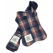 2 Piece 2-in-1 Tartan Plaided Dog Jacket with Matching Reversible Dog Ma... - $86.54