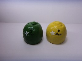 Lemon &amp; Lime Florida Souvenir Salt &amp; Pepper Shakers Vintage Unused - £13.87 GBP