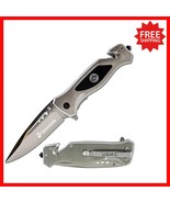 USMC Tactical Folding Knife - 3.5” Blade with Built-in Safety Features, ... - $910.43 MXN