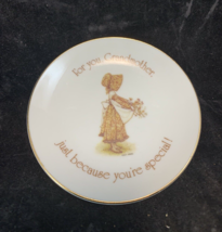 Vintage American Greetings Porcelain Holly Hobbie Plate Special Grandmother - £6.36 GBP