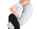 Pregnancy Pillows For Side Sleeping, J Shaped Maternity Body Pillow For ... - $62.99