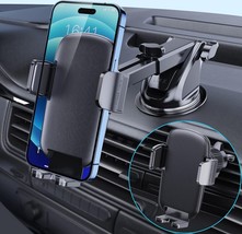 Phone Mount for Car Phone Holder Mount [Suction &amp; Stable Hook] Cell Phone Holder - £14.91 GBP
