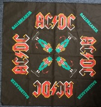 AC/DC - VINTAGE  EUROPEAN 1995 TOUR BANDANA - 21 X 21 INCHES. NEW CONDITION - £25.57 GBP