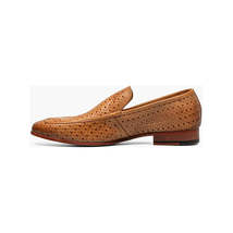 Stacy Adams Winden Moc Toe Perf Slip On Summer Shoes Natural 25645-280 image 4