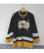RARE Vintage Thunder Hockey Sports Jersey Sewing Bloch 14 Adult Large Co... - $125.06 CAD