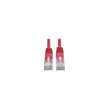 TRIPP LITE N002-005-RD 5FT CAT5 CAT5E RED PATCH CABLE CAT5 MOLDED RJ45 M... - $19.34