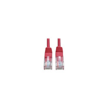 Tripp Lite N002-005-RD 5FT CAT5 CAT5E Red Patch Cable CAT5 Molded RJ45 M/M 350MH - £15.32 GBP