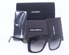 DOLCE &amp; GABBANA DG4385 501/8G BLACK/GREY GRADIENT LENS AUTHENTC SUNGLASS... - £201.79 GBP