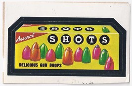  1973/4/ 5th S TOPPS WACKY PACKAGE STICKER SHOTS Gum Drops - $35.76 MXN