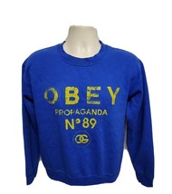 Obey Propaganda No 89 Adult Small Blue Sweatshirt - £23.35 GBP