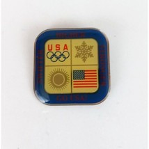 Vintage Swifter Higher Stronger Go USA! Olympics Lapel Hat Pin - £6.48 GBP