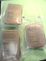 3 QTY PREPPER SURVIVAL MEAL READY TO EAT MRE VEGETABLE LASAGNA, SPAGHETT... - $827.96 MXN