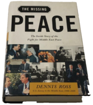 $35 Missing Peace Dennis Ross Middle East 1988-2000 Vintage 1st Ed. Signed - £30.66 GBP