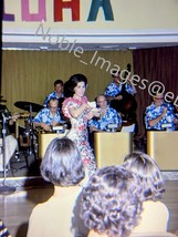 1965 Matson Lurline Ship Hula Dancer Musicians Long Beach CA 35mm Slide - $3.96