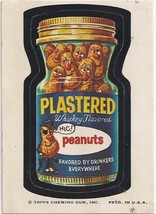  1973/ 2nd S Topps Wacky Package Sticker Plastered Peanuts - £1.53 GBP