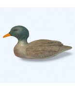 Hand Carved And Sculpted Wooden Duck Decoy Duck Decor 12”L x 5.5”H x 4”W - £21.59 GBP