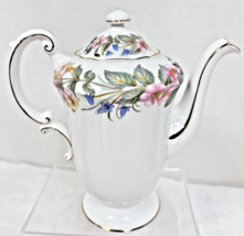 Paragon Country Lane Coffee Pot w Lid 7 1/2 In w Lid Honey Suckle Cherry... - $64.35