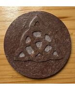 Triquetra Soapstone Altar Tile or Candle Holder! - $71.81 MXN