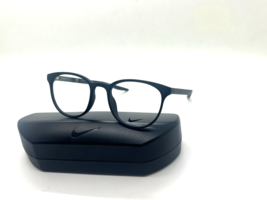 New Nike 7128 003 Matte Black Optical Eyeglasses Frame 50-20-145MM With Case - £45.77 GBP