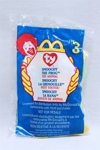 ORIGINAL Vintage 1999 McDonald&#39;s Ty Teenie Beanie Baby Smoochy Frog - £11.84 GBP