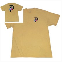 Primitive Skateboards Dirty P Flowers Skate Large Yellow Shirt Light Stains - £10.02 GBP