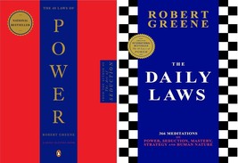 Robert Greene 2 Books Set: 48 Laws of Power &amp; The Daily Laws (English,Pa... - £22.42 GBP