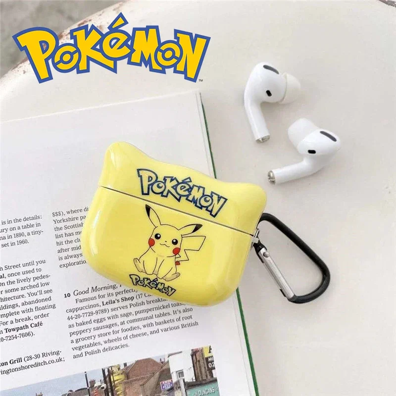 Pokemon Pikachu Cat Ears Airpods 1 2 3 Pro Earphone Case Cool Anime Figure Apple - £12.63 GBP