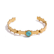 bangle bracelet statement metalic 18k pvd plated women cuff bracelet geometric jewelry thumb200