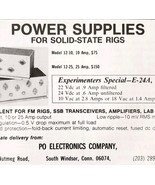 1975 PO Power Supplies Solid State Radio Advertisement Electronics C82QST - $368.38 MXN