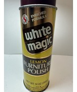 White Magic Lemon Wood Polish Aerosol 14 oz New Old Stock Vintage Original - $20.43 CAD