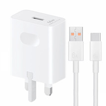 HUAWEI UK 66W Super Wall Charger with 6A USB Type-C Cable - Ultra-Fast Charging - £24.67 GBP