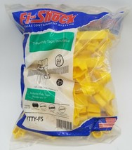 One Fi-Shock ITTY-FS Yellow T-Post Electric Fence Polytape Insulators 30... - £15.60 GBP