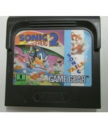 SEGA GAME GEAR SONIC THE HEDGEHOG 2 SONIC TAILS GAME CARTRIDE 1992 - $30.00