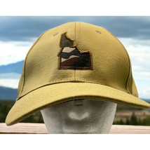Idaho Stampede Hat Cap Support Our Troops Adjustable Brown Camo State of... - £11.75 GBP