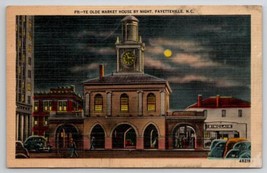 Fayetteville NC Ye Olde Market House By Night Postcard M29 - $4.95