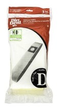 Dirt Devil Type D Vacuum Bags (3-Pack), 367007500 I, Yellow, Type D, All... - $8.95