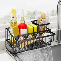 Kitchen Sink Caddy With 2 Brush Holders, Rustproof Non-Slip Sink Sponge ... - $39.99