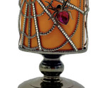 Bath &amp;Body Works Halloween Spider 3-Wick Pedestal Candle Holder Sleeve 2023 - $19.69