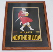 Bieres De Montmorillon Beer 22x27&quot; Framed Poster Art - £116.76 GBP