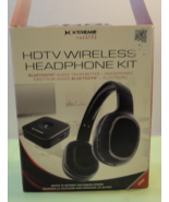 NEW Extreme Home Theater HDTV Wireless Padded Over Ears Headphone Kit Bl... - $392.37 MXN