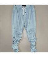 Blue Jogger Sweatpants with Elastic Waistband - $221.64 MXN