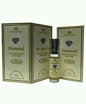 AL REHAB Unisex Floral Roll On Diamond Attar 6ml Pack of 6 With Fresh Aroma - £71.00 GBP