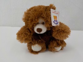 CHINDA DARK BROWN 8IN TEDDY BEAR PLUSH LOVEABLE STUFFED ANIMAL CUTE &amp; CU... - £7.94 GBP