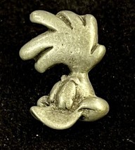 Vintage Warner Brothers Road Runner Lapel Hat Vest Pin Pewter Looney Tunes 1992 - £7.19 GBP