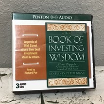 Book Of Investing Wisdom Peter Krass Audiobook 3 Cd Set - £9.34 GBP